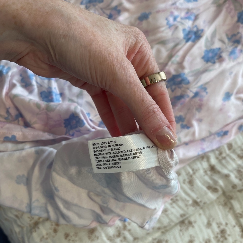 Pastel Pink Floral Maxi Dress - Picture 6 of 8